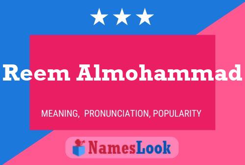 Pôster do nome Reem Almohammad