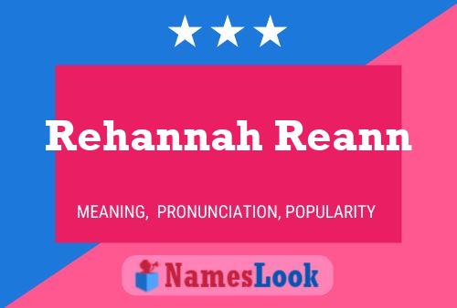 Pôster do nome Rehannah Reann