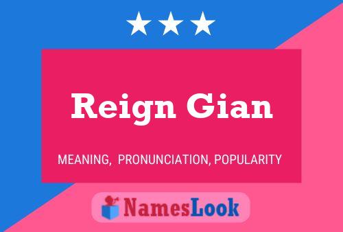 Pôster do nome Reign Gian