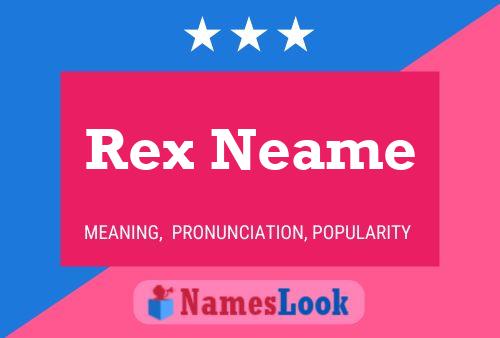 Pôster do nome Rex Neame