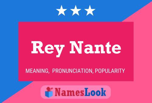 Pôster do nome Rey Nante