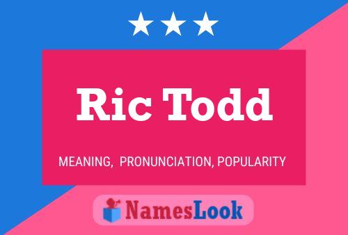 Pôster do nome Ric Todd