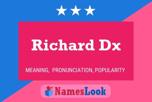 Pôster do nome Richard Dx