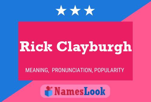 Pôster do nome Rick Clayburgh