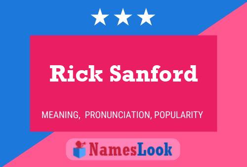 Pôster do nome Rick Sanford