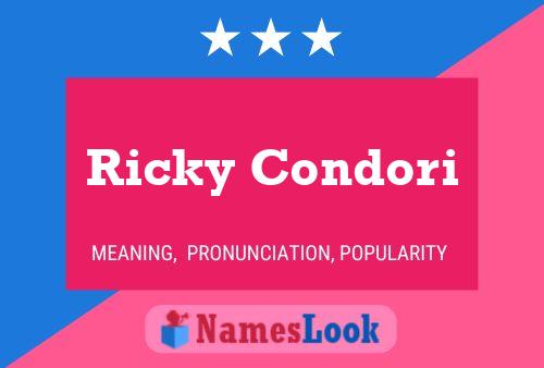 Pôster do nome Ricky Condori