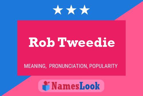 Pôster do nome Rob Tweedie