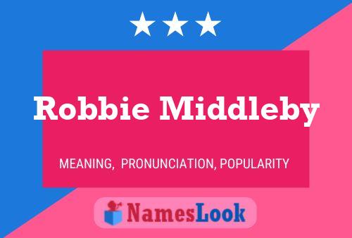 Pôster do nome Robbie Middleby