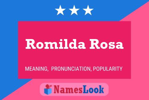 Pôster do nome Romilda Rosa