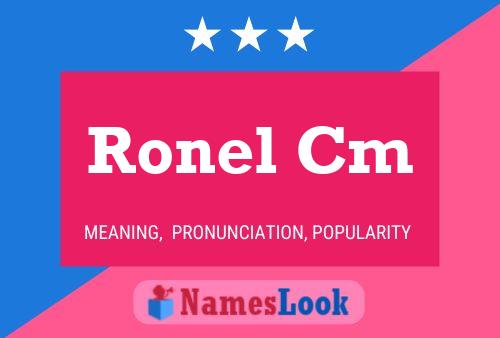 Pôster do nome Ronel Cm