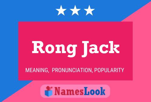 Pôster do nome Rong Jack