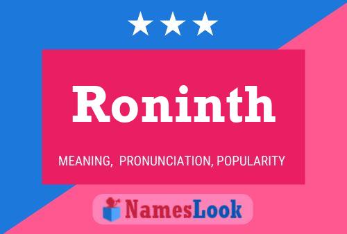 Pôster do nome Roninth