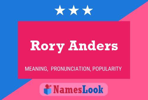 Pôster do nome Rory Anders