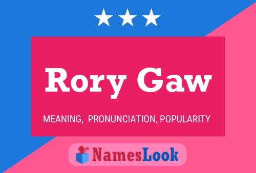 Pôster do nome Rory Gaw