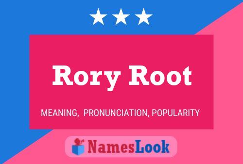 Pôster do nome Rory Root