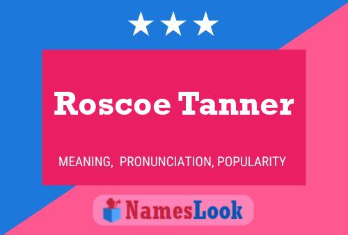 Pôster do nome Roscoe Tanner