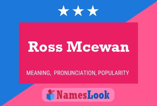 Pôster do nome Ross Mcewan