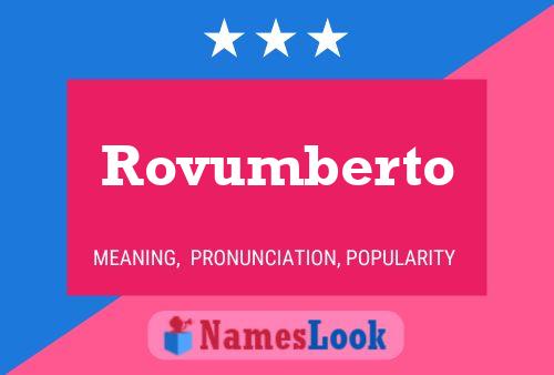 Pôster do nome Rovumberto