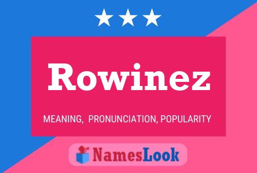 Pôster do nome Rowinez