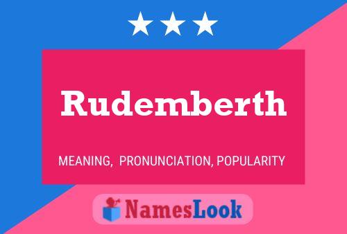 Pôster do nome Rudemberth