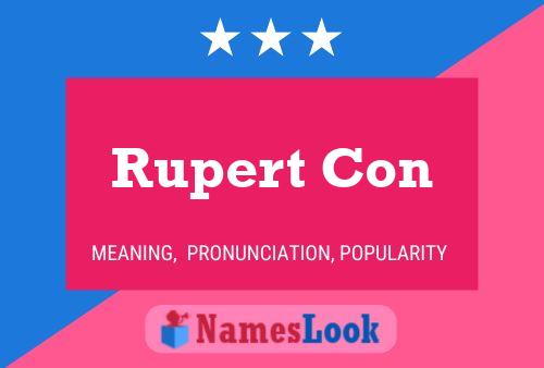 Pôster do nome Rupert Con