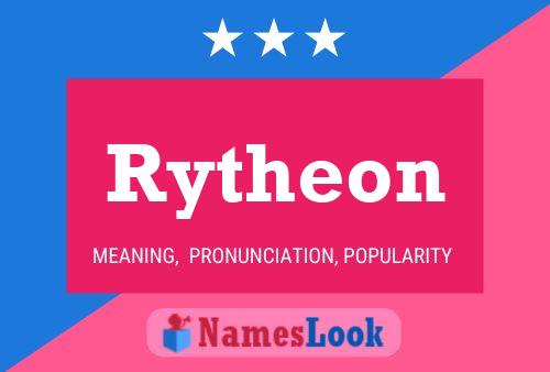 Pôster do nome Rytheon