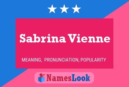 Pôster do nome Sabrina Vienne