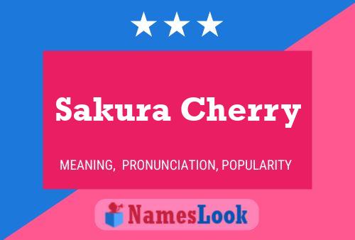 Pôster do nome Sakura Cherry