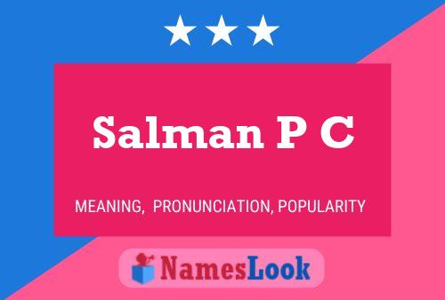 Pôster do nome Salman P C