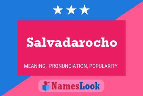 Pôster do nome Salvadarocho