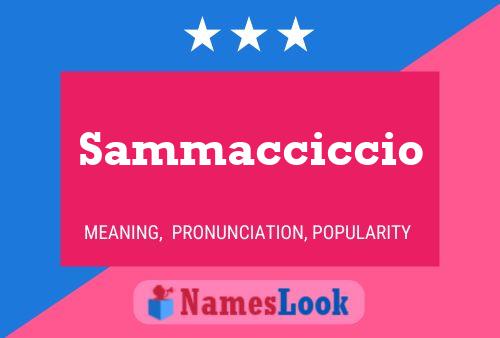 Pôster do nome Sammacciccio