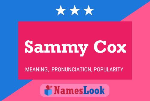 Pôster do nome Sammy Cox