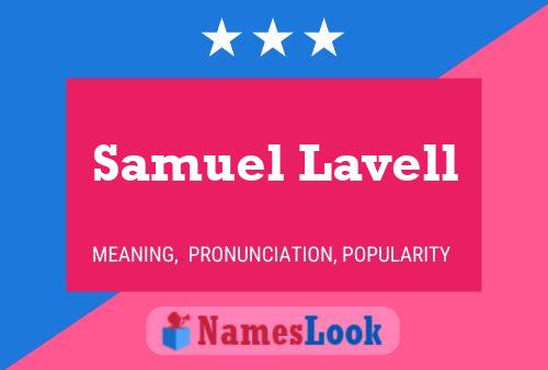 Pôster do nome Samuel Lavell