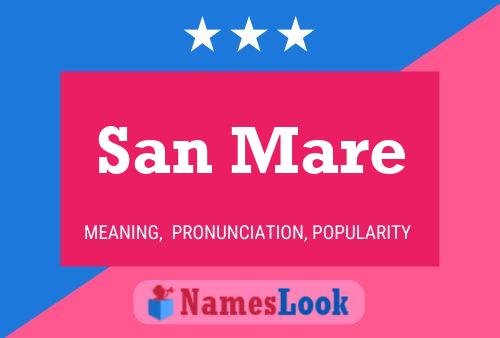 Pôster do nome San Mare