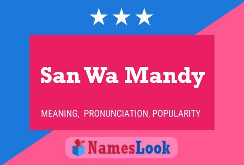 Pôster do nome San Wa Mandy