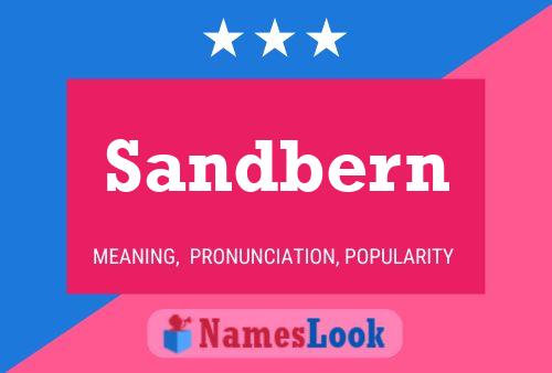 Pôster do nome Sandbern