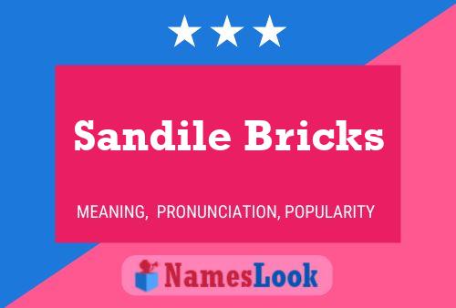 Pôster do nome Sandile Bricks