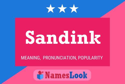 Pôster do nome Sandink