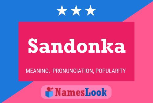 Pôster do nome Sandonka