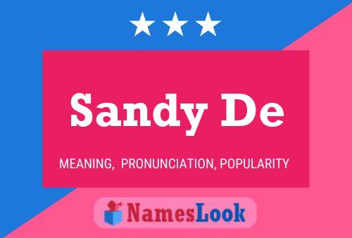 Pôster do nome Sandy De