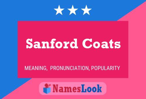 Pôster do nome Sanford Coats