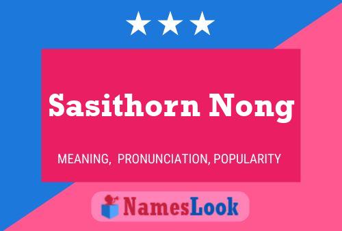 Pôster do nome Sasithorn Nong