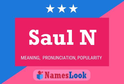 Pôster do nome Saul N