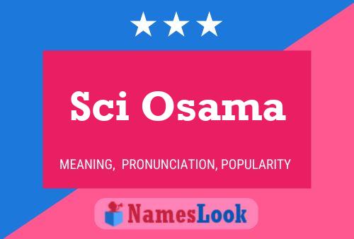 Pôster do nome Sci Osama