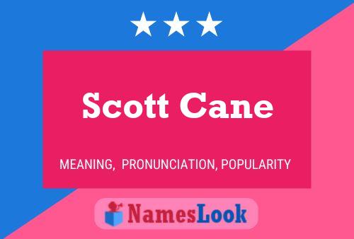 Pôster do nome Scott Cane