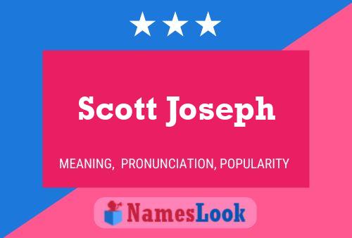 Pôster do nome Scott Joseph