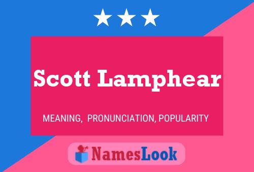 Pôster do nome Scott Lamphear