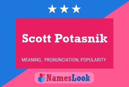 Pôster do nome Scott Potasnik