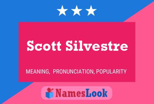 Pôster do nome Scott Silvestre