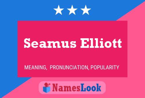 Pôster do nome Seamus Elliott